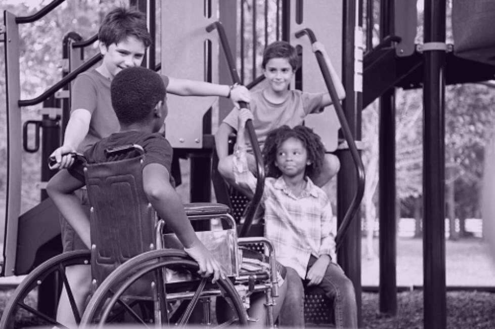 Kids on the playground